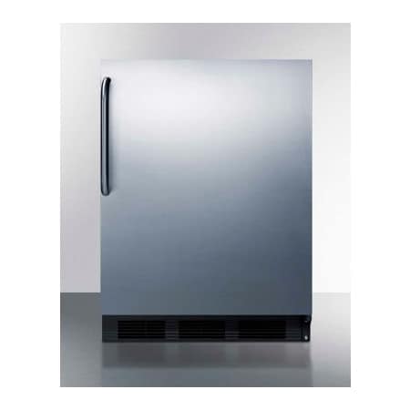 Summit Appliance Div. Summit-Freestanding Counter Height Refrigerator-Freezer, 5.1 Cu. Ft., 24" Wide CT663BKSSTB
